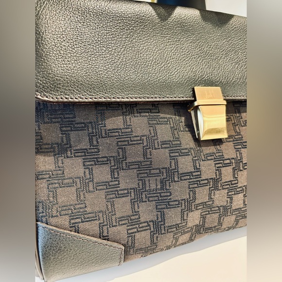 DUNHILL Unisex Pochette Clutch Brown Authentic!!!! - Picture 11 of 13